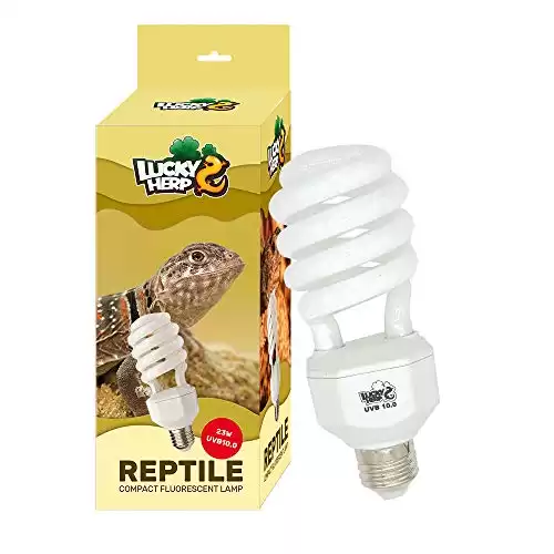 LUCKY HERP UVA UVB Reptile Light 10.0, Desert UVB 150 23W